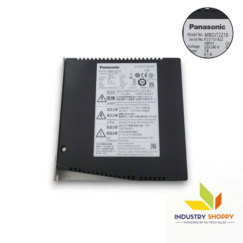 Panasonic MBDJT2210 Servo Drive Panasonic MBDJT2210 Servo Drive